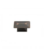 Bungalow Knob (Oil Rubbed Bronze Highlighted) - 1-3/4"