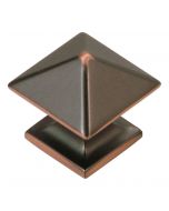 Studio Square Knob (Oil Rubbed Bronze Highlight) - 1"