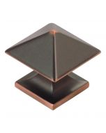 Studio Square Knob (Oil Rubbed Bronze Highlight) - 1-1/4"