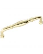 Williamsburg Pull (Polished Brass) - 96mm