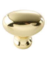 Williamsburg Knob (Polished Brass) - 1-1/4"