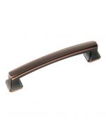 Bridges Pull (Oil Rubbed Bronze Highlighted) - 96mm