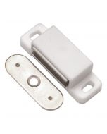 Small Magnetic Catch (White) - 1/2" x 1-3/4"